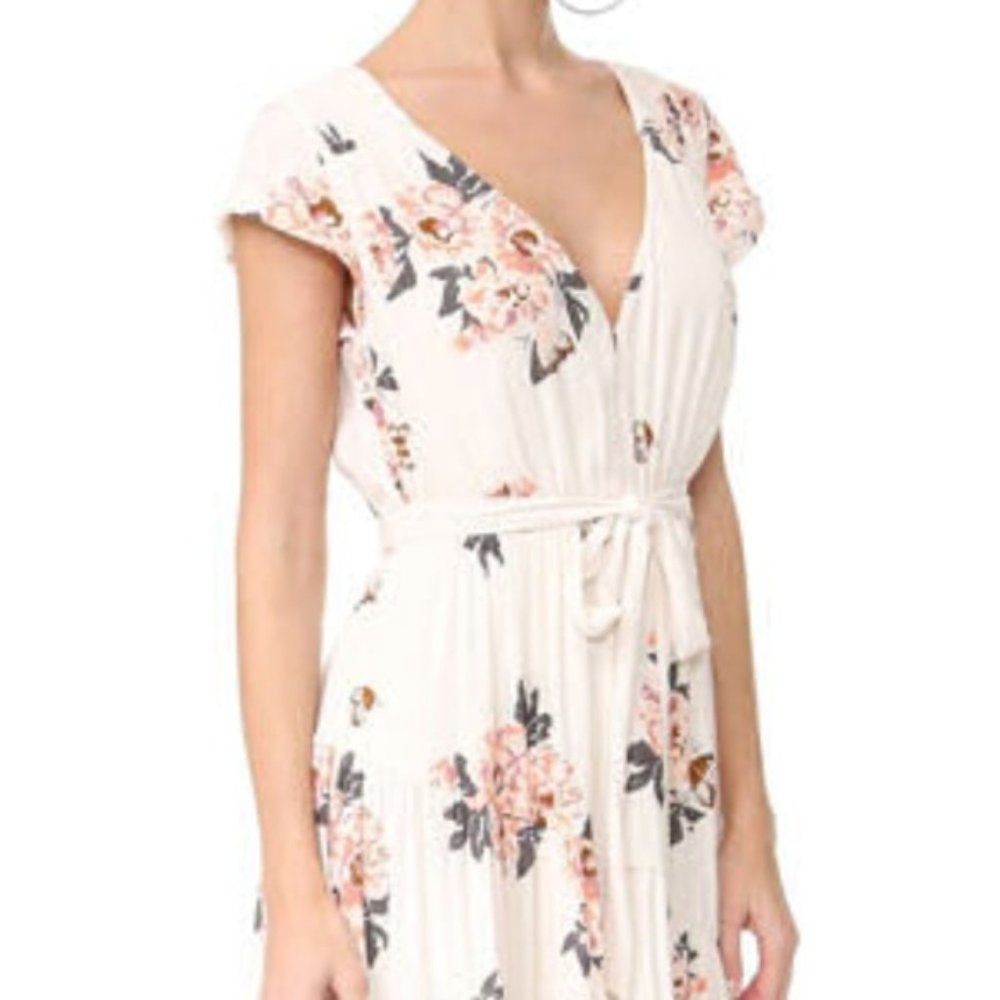 Free People Size 8 Flower Maxi Dress